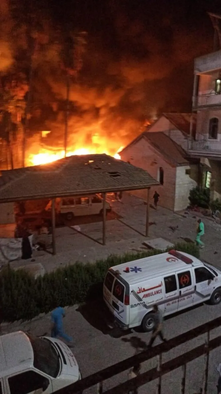 Más de 500 muertos en un ataque israelí a un hospital de Gaza